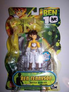 Ben 10 Tennyson Alien Action Figure 4 Battle Version Yellow & White 