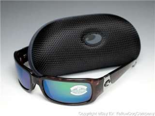 Costa Del Mar CIN Polarized Sunglasses Tortoise 580G Green Mirror CN10 