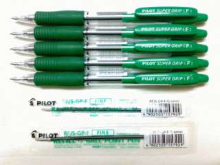 12pcs+12pcs PILOT super grip ball pen 0.7mm fine (black  