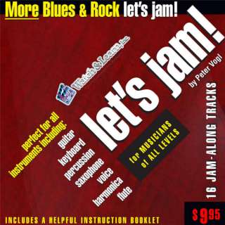 LETS JAM Play Along CD Tracks Bands MORE BLUES & ROCK  