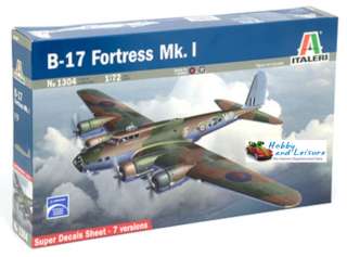 Italeri 1304 1/72 Boeing B 17 Flying Fortress Plastic K  