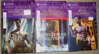 Lot 9 Harlequin Intrigue Silhouette Romance Novels Book  