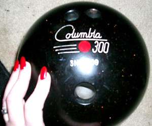   dot 300 VINTAGE black with glitter bowling ball 3N67909 CHUCK  