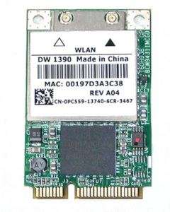 Broadcom Wireless Mini PCIe Card DELL DW 1390 Airport  