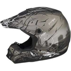  G Max GM46 X 1 Helmet , Color Escape Matte Black/Silver 