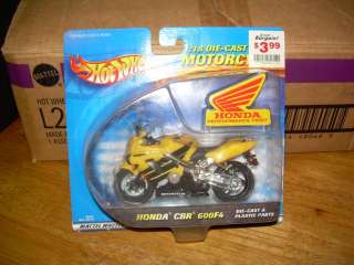 Hot Wheels Honda CBR 600F4 Motorcycle bike 1/18 NEW! diecast  