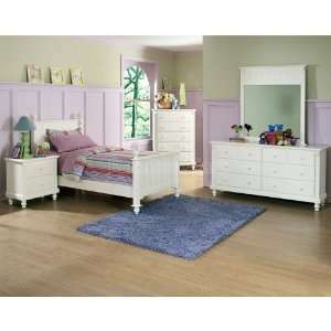  Pottery White Youth Bedroom Set by Homelegance Kitchen 