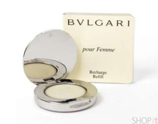 Bvlgari Pour Femme Women Perfume Compact .3 oz + Refill  