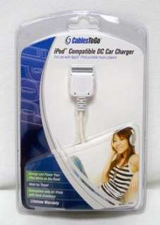 Cables To Go #35501 iPod DC Car Auto Charger NEW  