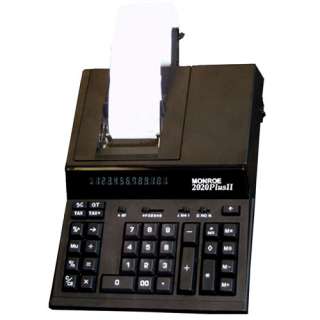 Monroe 2020PlusII Desktop Printing Calculator (Black)  