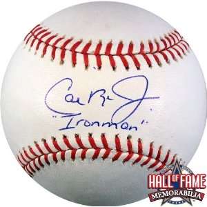  Cal Ripken Jr. Autographed/Hand Official MLB Baseball with 