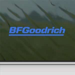  BF Goodrich Tires Blue Decal Car Truck Window Blue Sticker 