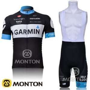   team blue&black cycling jersey short bib suit b002