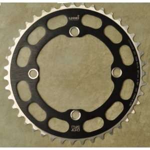Chop Saw I BMX Bicycle Chainring 4 Bolt 104 bcd   43T   BLACK ANODIZED
