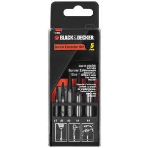Black & Decker 16270 Screw Extractor Set, 5 Piece
