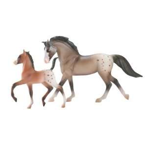  Breyer Stablemates Horse & Foal Set Appaloosas: Sports 