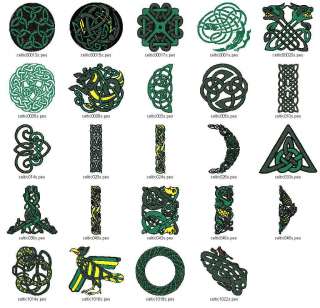 CELTIC COLLECTION   LD MACHINE EMBROIDERY DESIGNS  