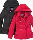 Macys   Epic Threads Kids Coat, Girls Wool Hooded Peacoat customer 