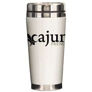 Cajun French New orleans Ceramic Travel Mug by CafePress:  