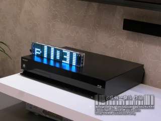Big Blue LED Dot Matrix Desk Real Time Clock Kit. Free Shiping  