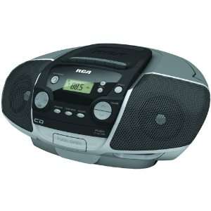   PORTABLE CD BOOM BOX WITH CASSETTE PLAYER: MP3 Players & Accessories