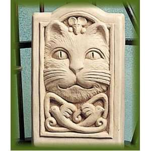  CELTIC Knot CAT Face Mouse WALL PLAQUE Garden OUTDOOR Indoor DECOR 