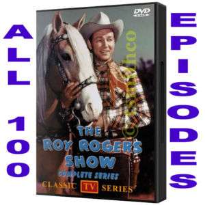 ROY ROGERS TV SHOW DVD COMPLETE SEASONS 1 6 NEW 100 EPS  