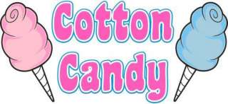 Cotton Candy Concession Decal 18 Trailer Food Sign  