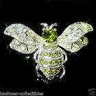 swarovski crystal bumble bee honey bug pin brooch new $ 45 00 time 