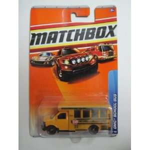   2010 MATCHBOX CITY ACTION #62 FORT SUMMER GMC SCHOOL BUS: Toys & Games