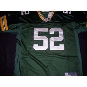  Clay Matthews Reebok Authentic Home Green Bay Packers Jersey 