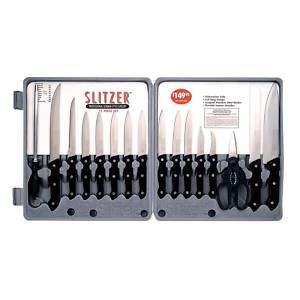 Slitzer 17pc Cutlery Set  Professional German Style Set  