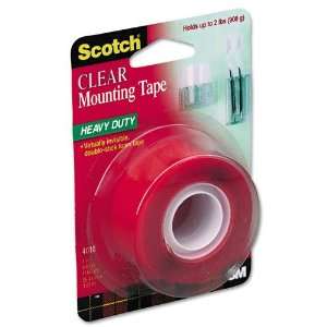   Double Sided Mounting Tape, Industrial Strength, 1 x 60, Clear 
