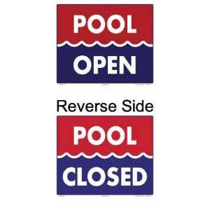  Pool Open/Closed Sign 7350Wa1210E Patio, Lawn & Garden