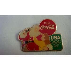  1952 Coca Cola Christmas Olympic Pin 
