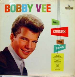 BOBBY VEE strings and things LP vinyl LRP 3186 VG  