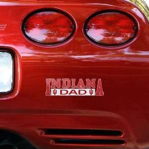  NCAA Indiana Hoosiers Dad Car Decal
