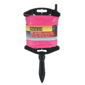  39514N Construction Line Reel, #18 by 500 Feet, Pink Braided Line