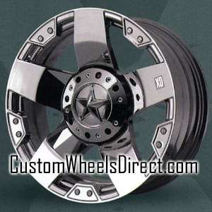 KMC Wheels Rockstar 22x12 8x6.5 chrome  44 Chev/Dodge  