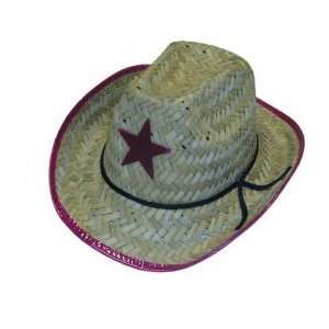  Cowboy Cowgirl Straw Hat Dress up Party Wholesale 24 