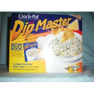  Rival 1.5 Qt. Crock Pot Slow Cooker Dip Master w/ Recipe 