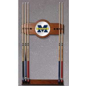    University of Michigan Wolverines Pool Cue Rack