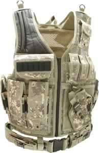 FDG ULTIMATE Tactical Assault Airsoft Cross Draw Law Enforcement Vest 
