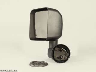   Jeep Wrangler (07 09Jk) Side View Manual Non Heated Driver Side Mirror