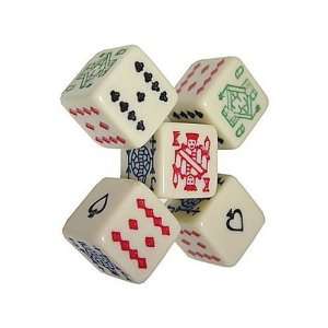   dice. Play a game of draw poker with these special dice Sports