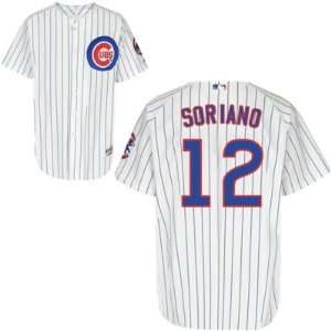 Alfonso Soriano #12 Chicago Cubs Home Replica Jersey Size 52 (XL)