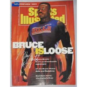 Bruce Smith Signed Buffalo Bills Sports Illustrated