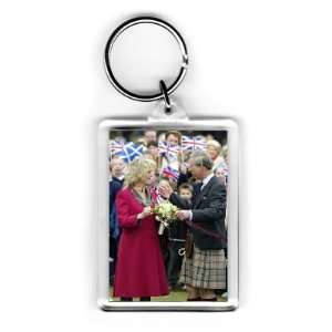  Prince Charles and Camilla Parker Bowles   Acrylic Keyring 