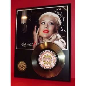  Christina Aguilera 24kt Gold Record LTD Edition Display 