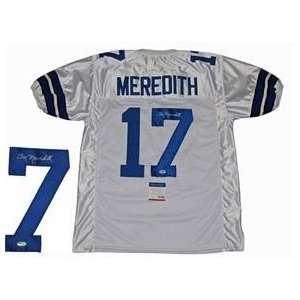  Signed Don Meredith Jersey   Away D)   Autographed NFL 
